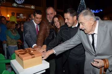 Encendido de la decoración navideña e inauguración del belén canario de Los Llanos  (Foto Francisco Javier Santana)